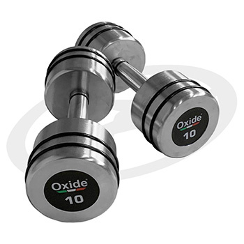 Хромированные гантели Oxide Fitness ODB05